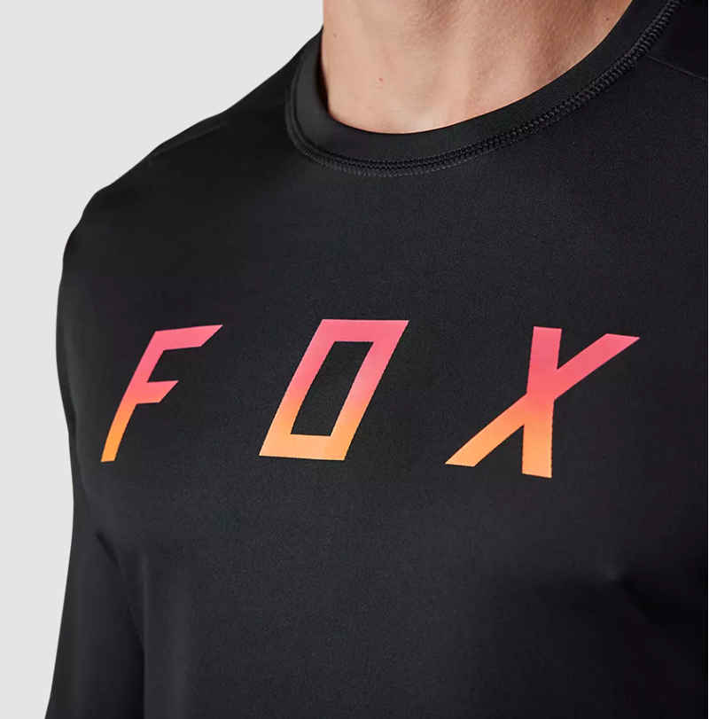 Fox Racing Ranger Dose Long Sleeve Jersey in Black-1